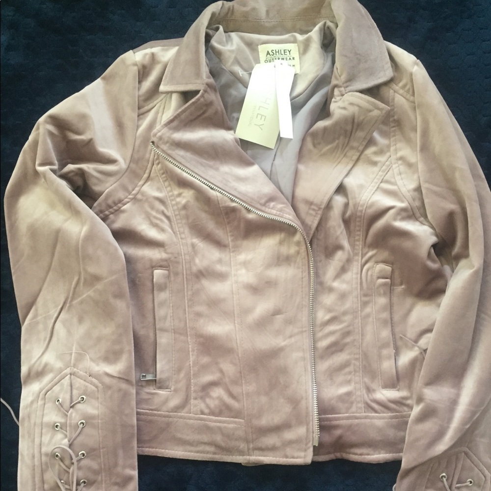 Pink velvet jacket